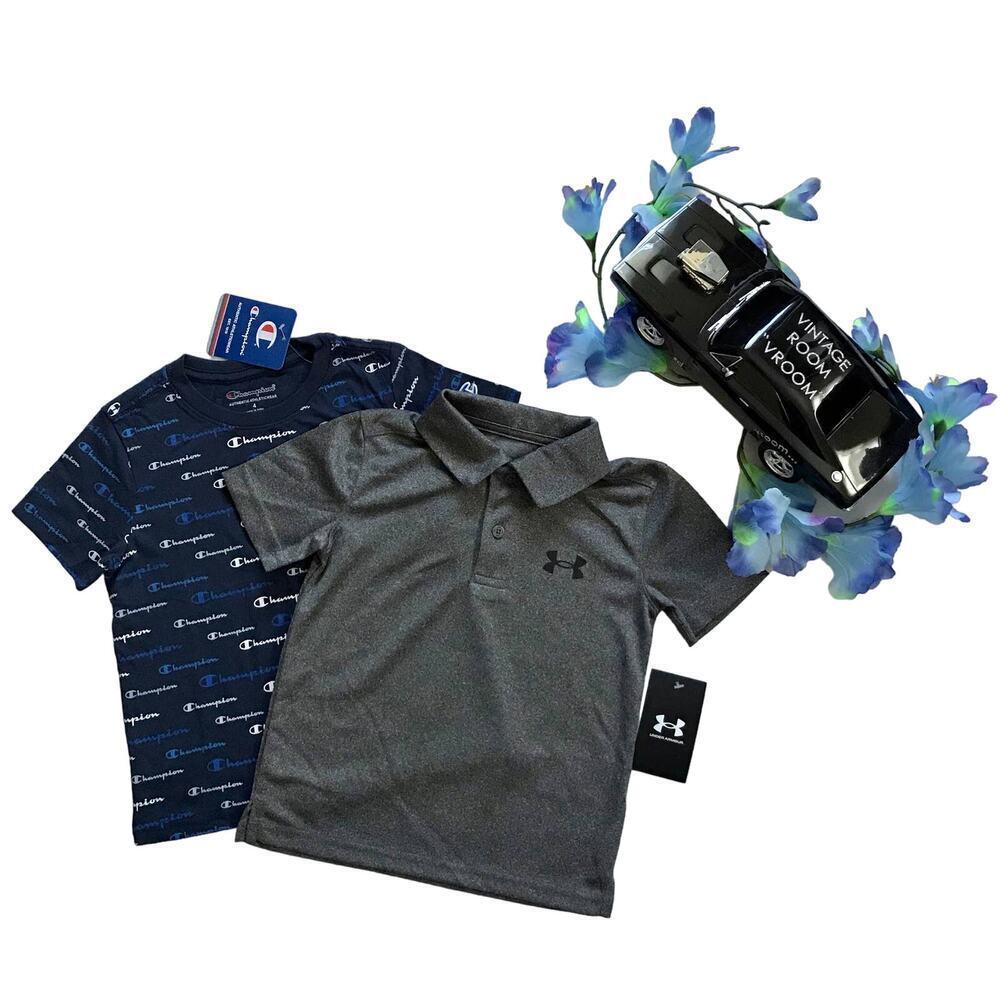 Under Armour and Champion NWT Top Bundle Boys 4